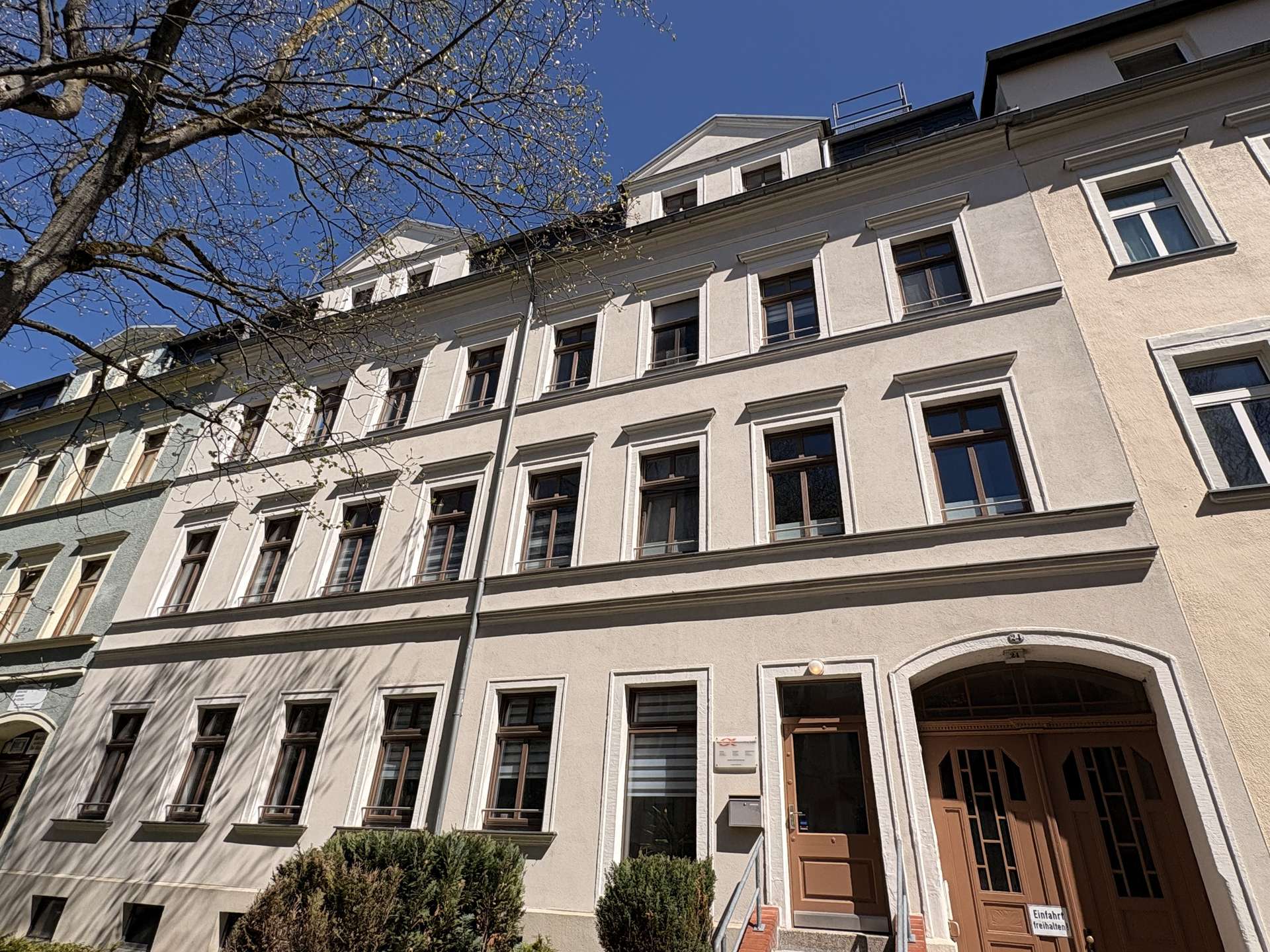 Hausansicht, Chemnitz (Hilbersdorf), Klarastraße 24