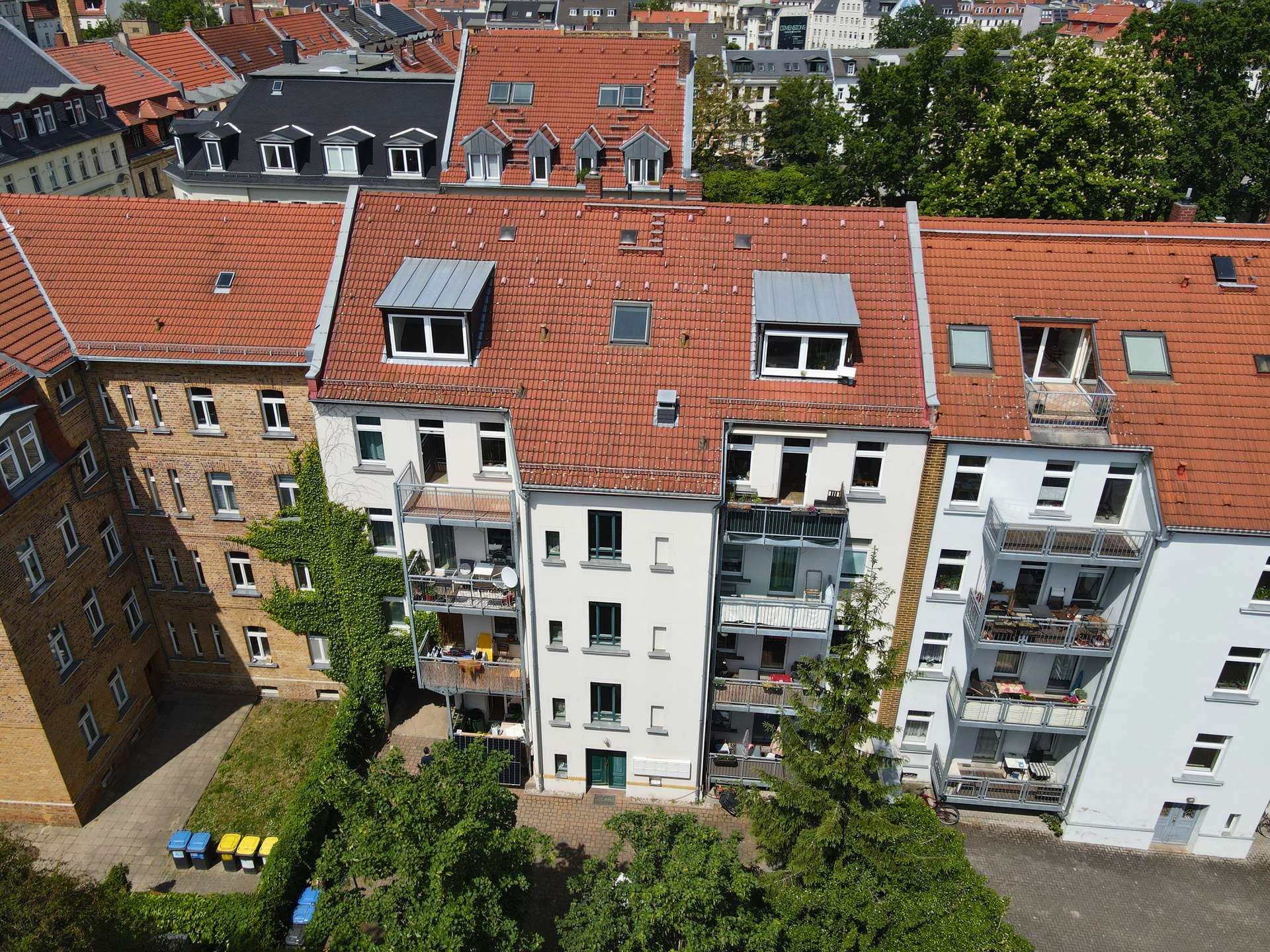 Drohnenaufnahme, Leipzig (Altlindenau)