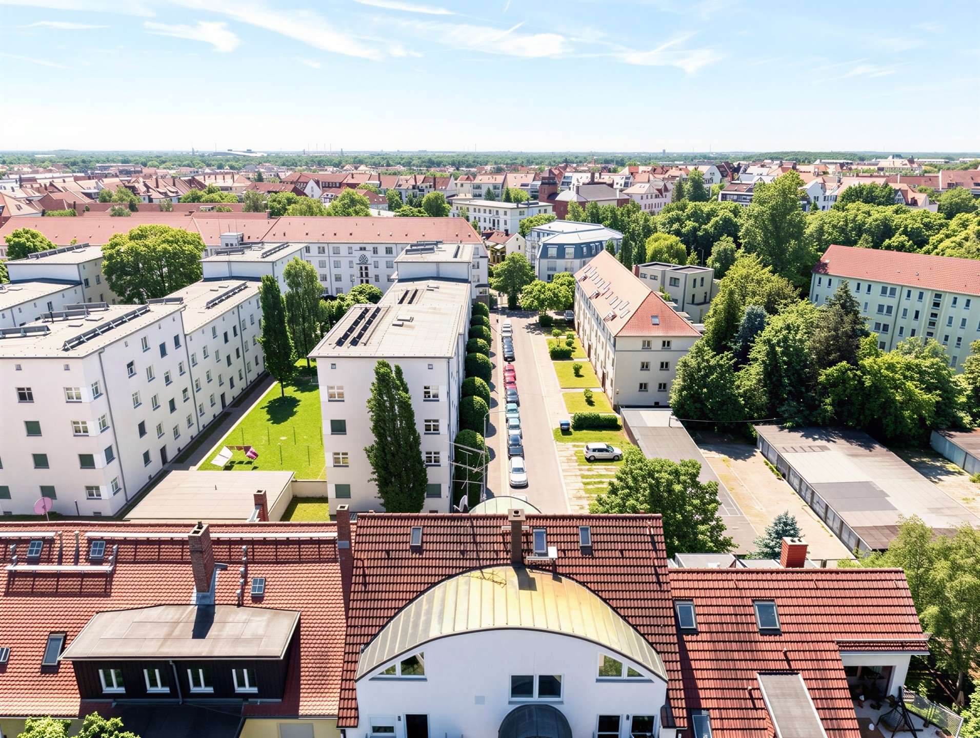 Blick in die Straße, Leipzig (Gohlis-Mitte)