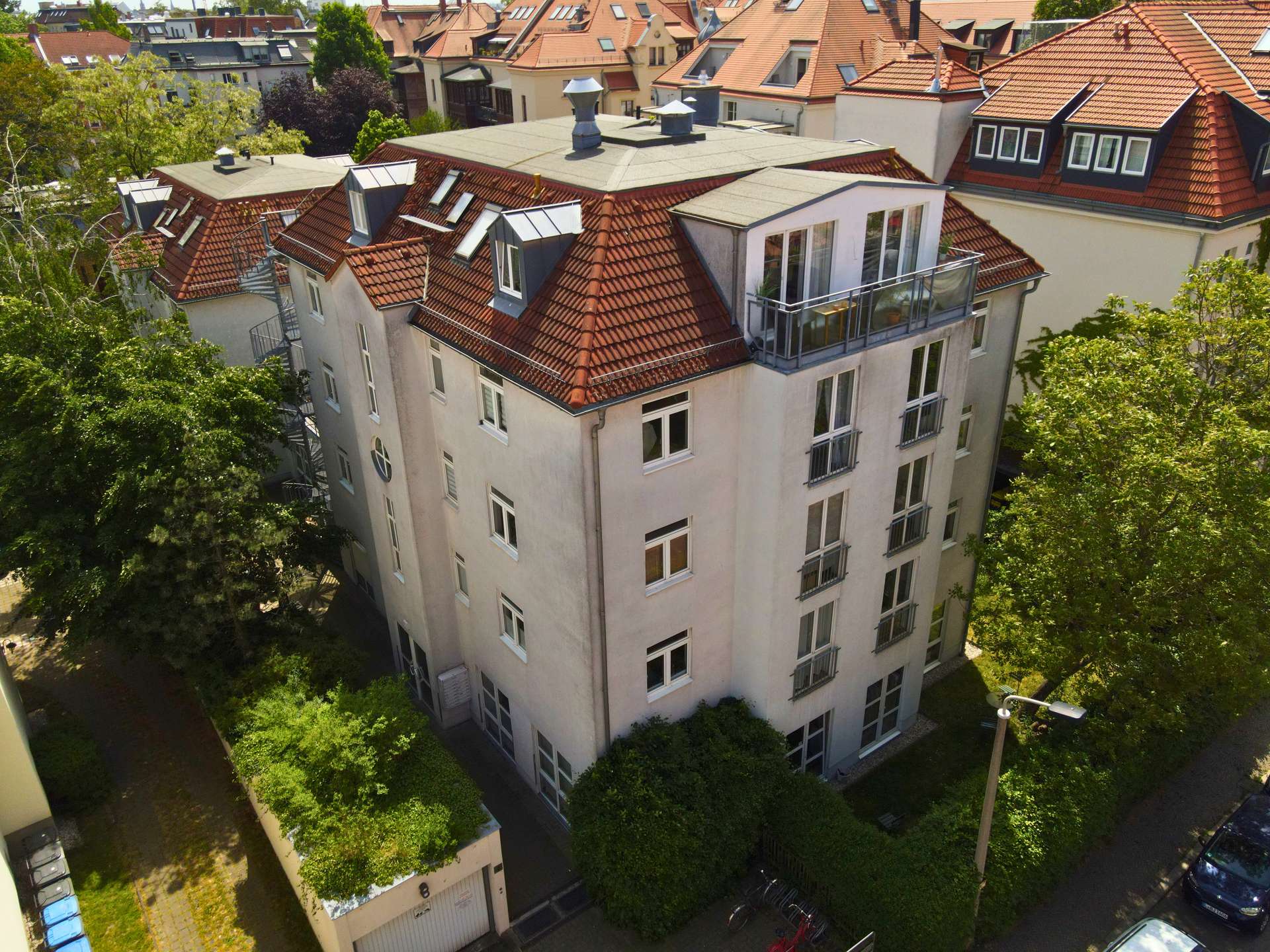 Drohnenaufnahme, Leipzig (Gohlis-Mitte)