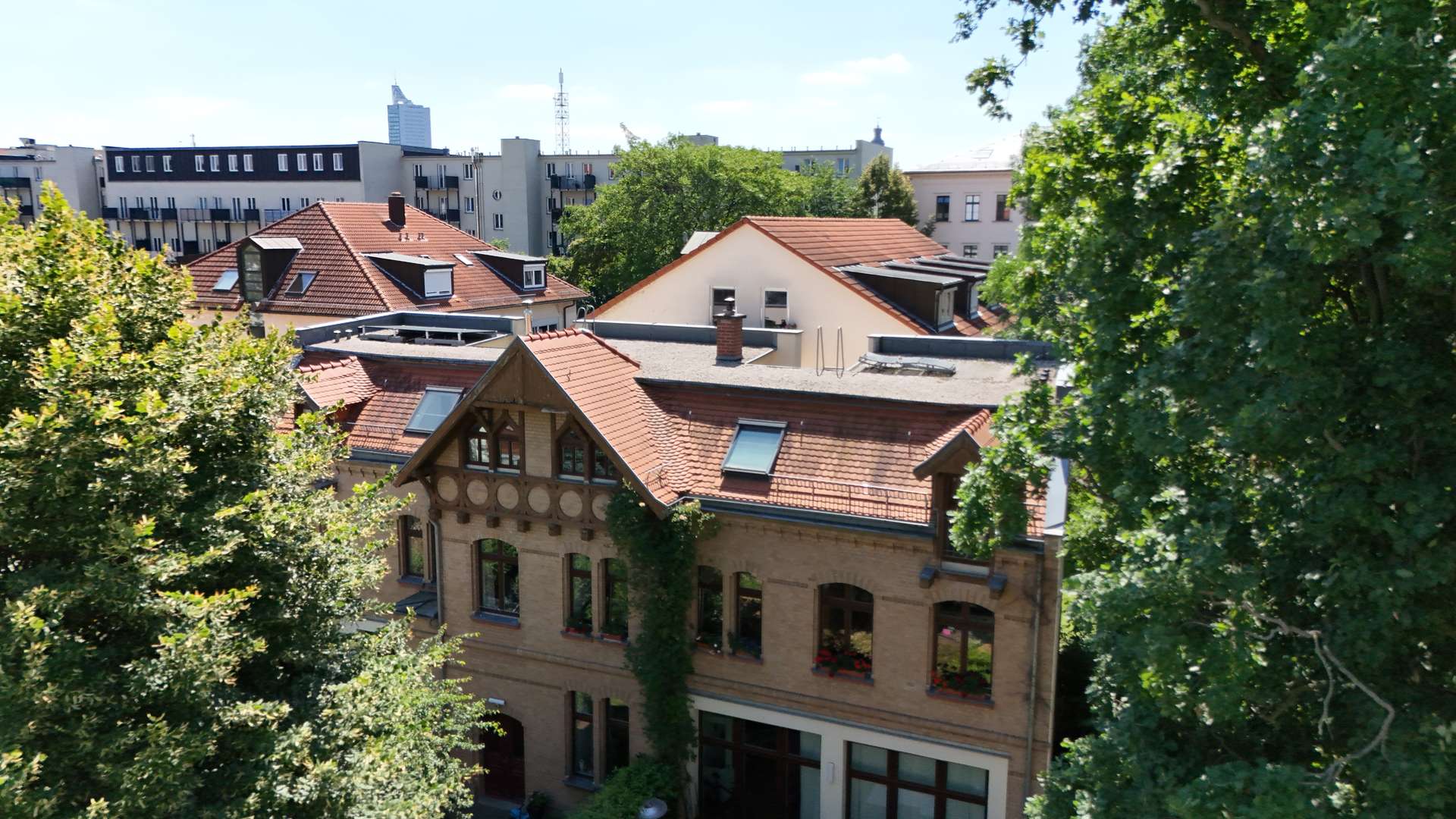 Blick über Hinterhaus, Leipzig (Zentrum-Nordwest)