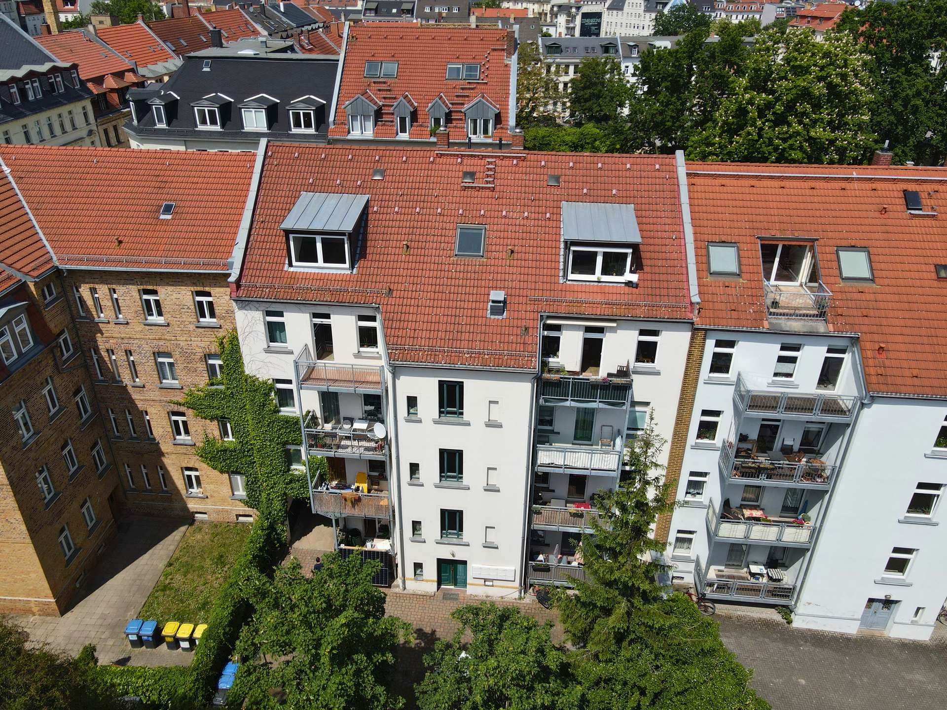 Drohnenaufnahme, Leipzig (Altlindenau)