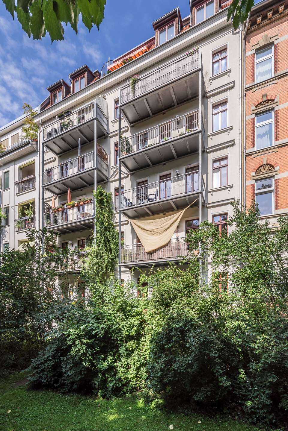 Rückansicht, Leipzig (Schleußig)
