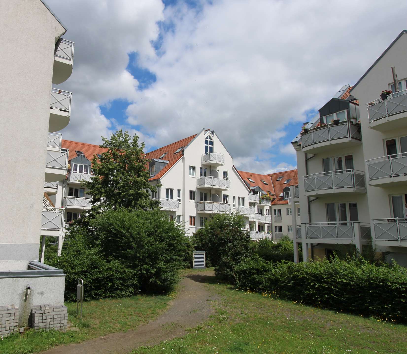 Nachbarschaftsbebauung Hinterhof, Leipzig (Liebertwolkwitz), Brunnenstraße 11
