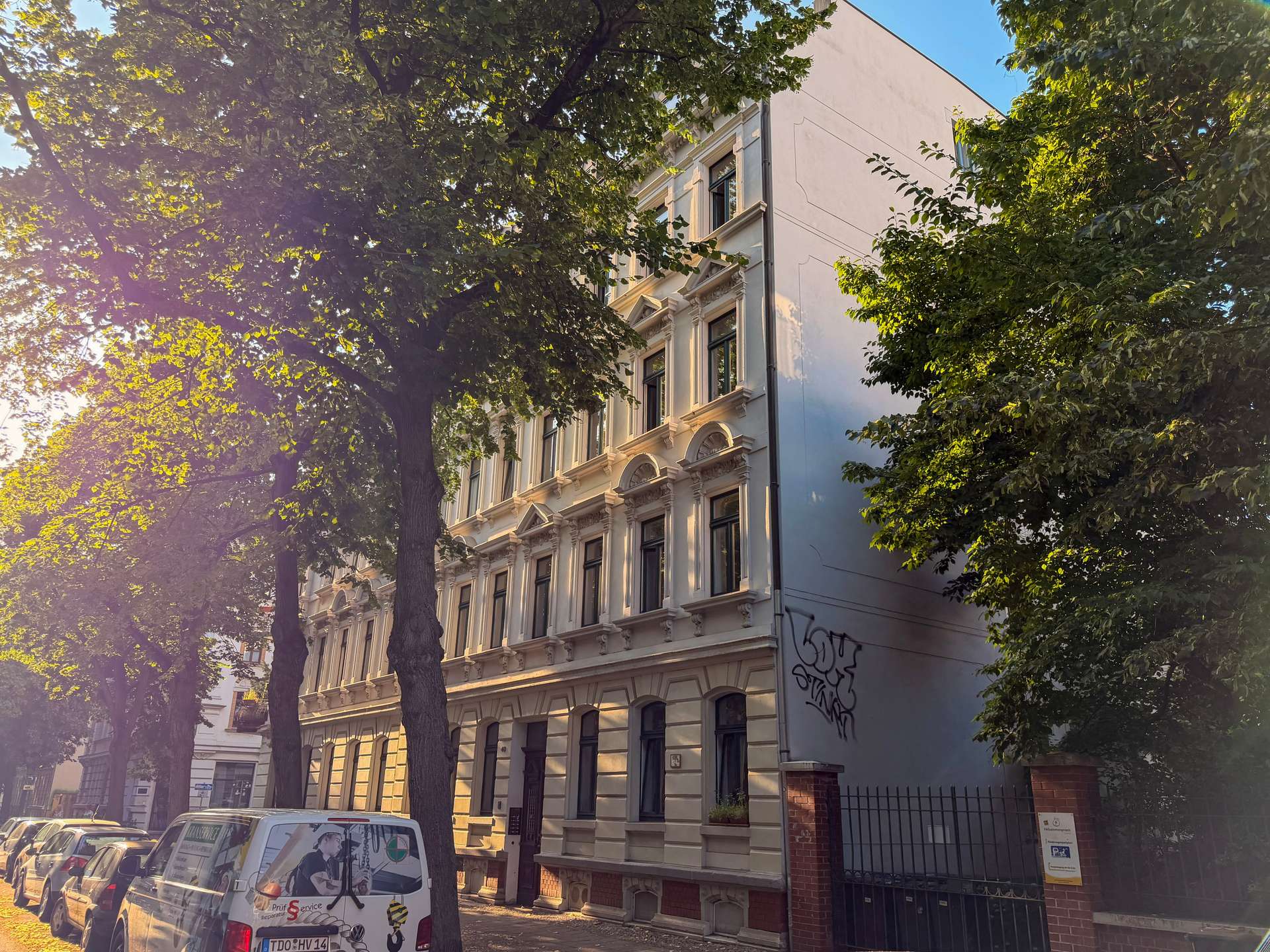 Hausansicht, Leipzig (Schleußig)