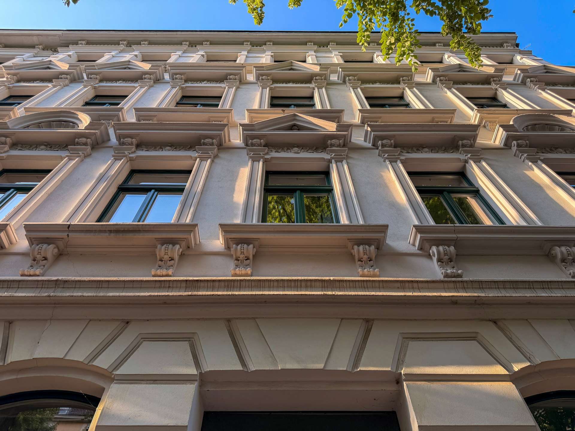 Detail: Fassade, Leipzig (Schleußig)