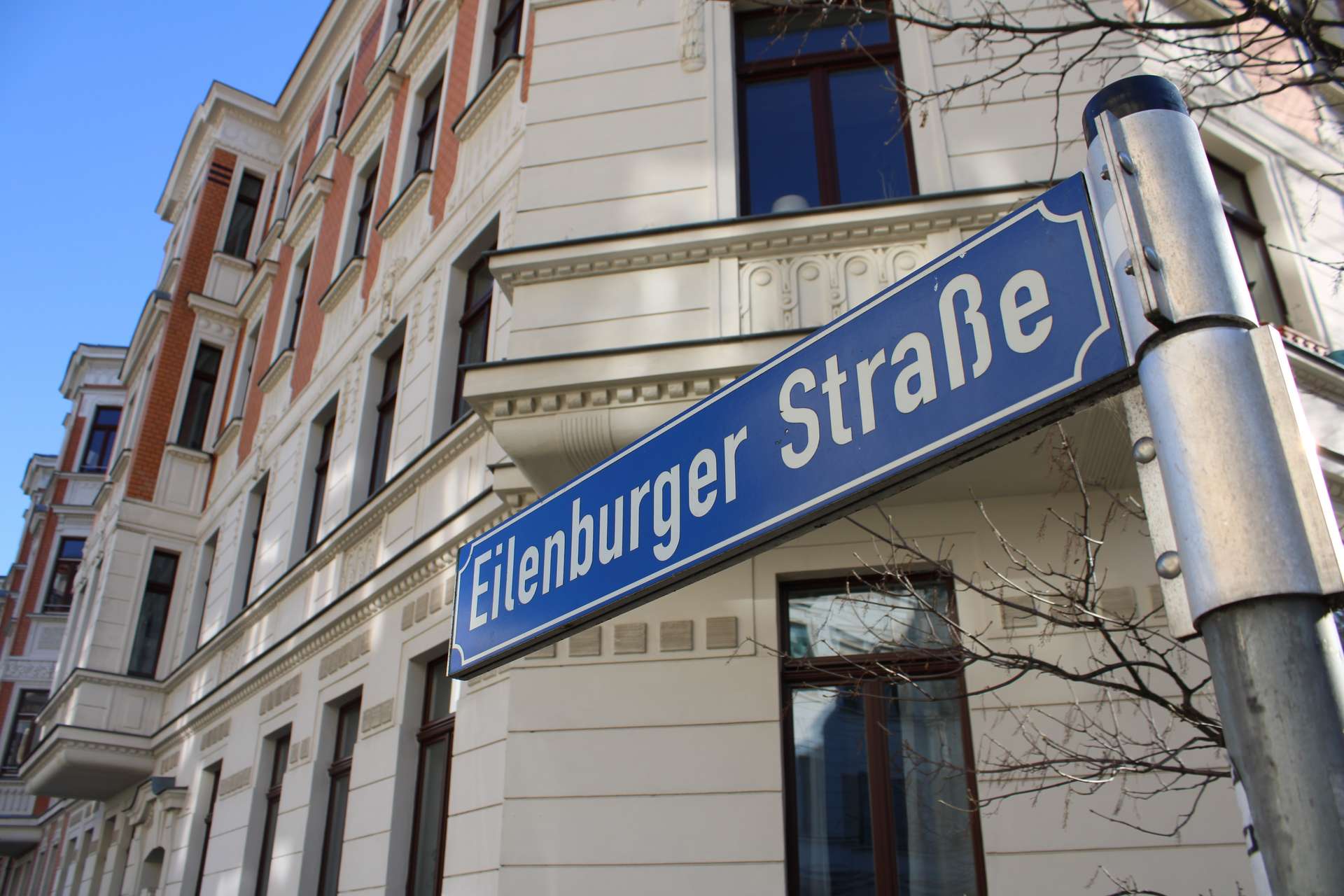 Straßenschild, Leipzig (Reudnitz-Thonberg)