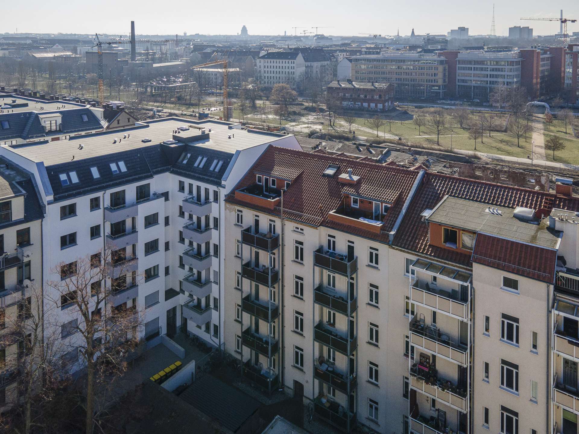 Rückansicht, Leipzig (Reudnitz-Thonberg)
