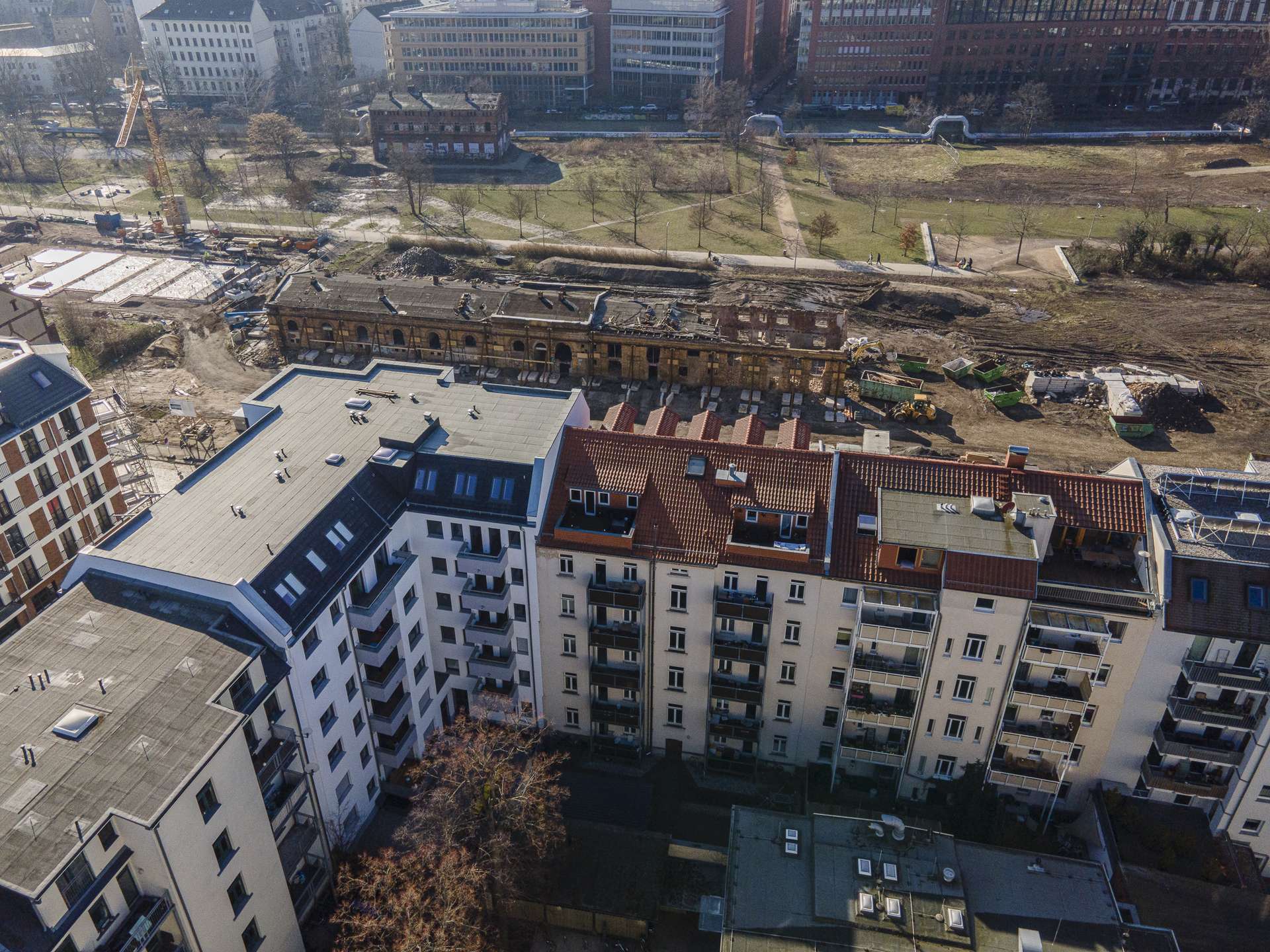 Rückansicht, Leipzig (Reudnitz-Thonberg)