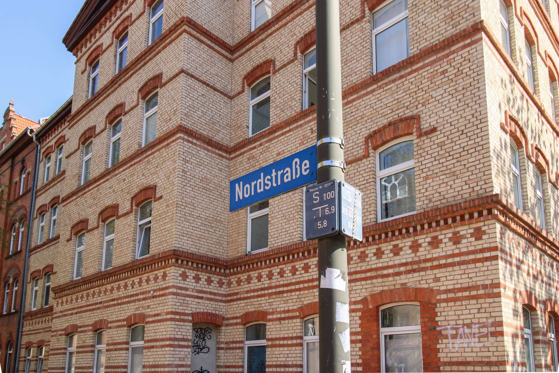 Straßenschild, Erfurt (Andreasvorstadt)