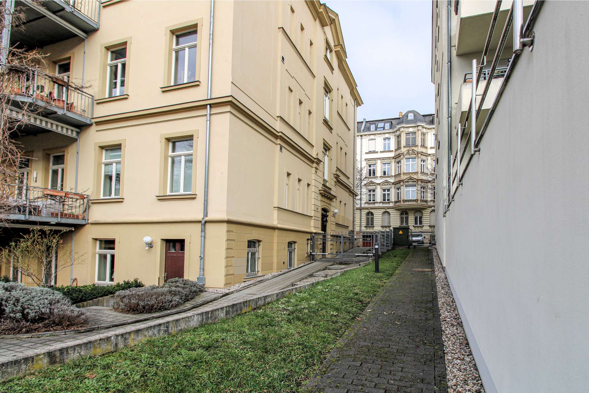 Zugang Hinterhof, Leipzig (Südvorstadt)