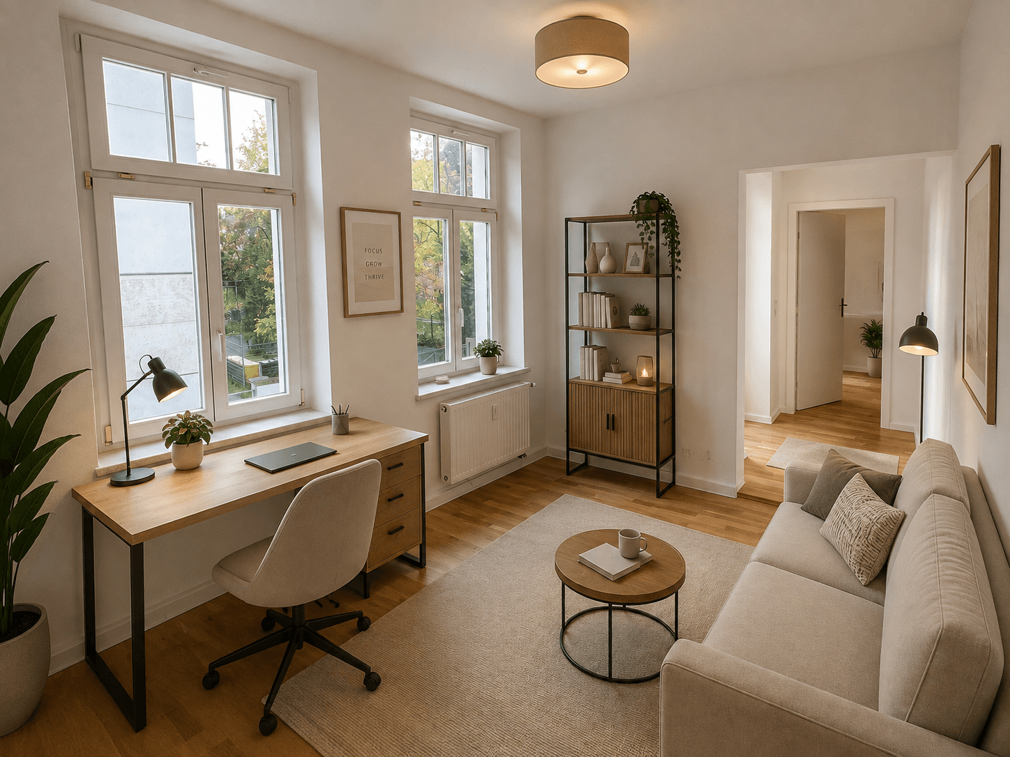 Visualisierung Büro, Leipzig (Schönefeld-Abtnaundorf)