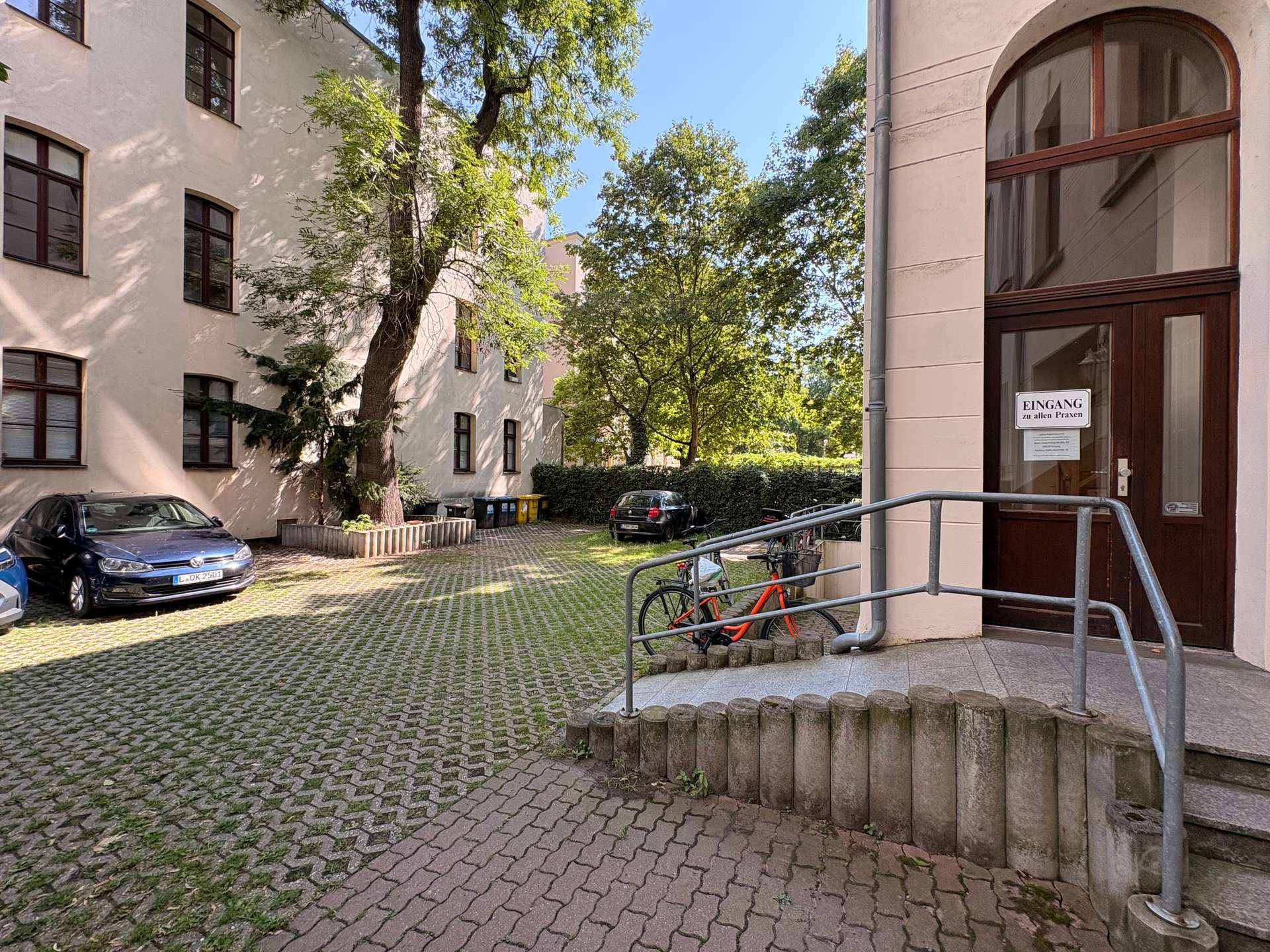 Innenhof, Leipzig 