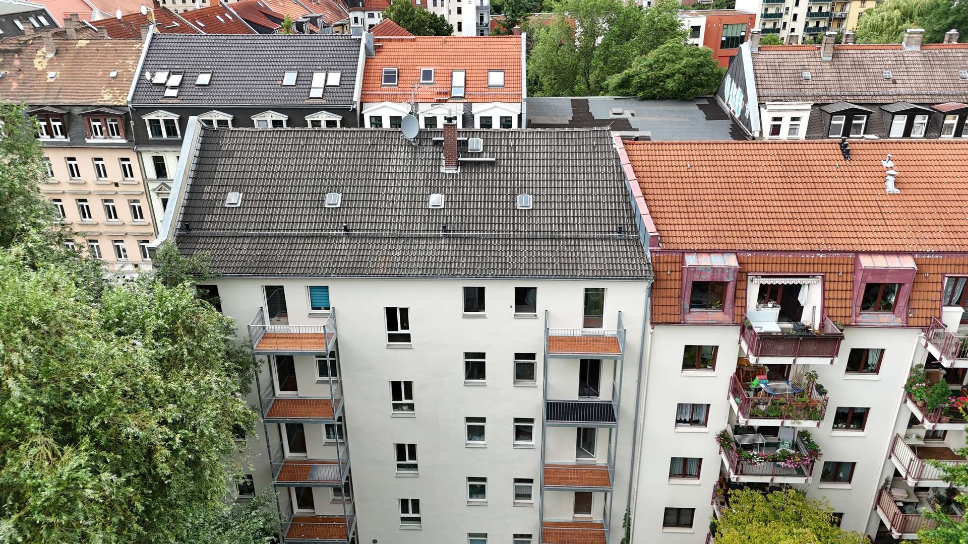 Hinteransicht Haus, Leipzig (Anger-Crottendorf)