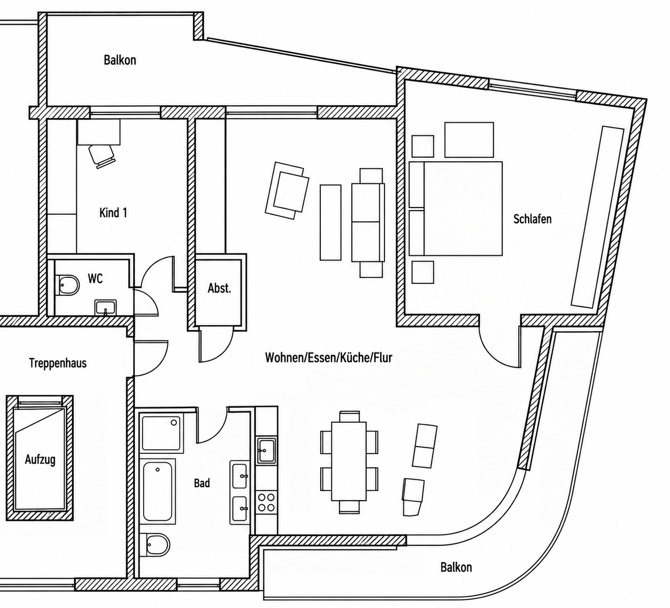 Grundriss, Gotha (Gotha), Bufleber Straße 2a