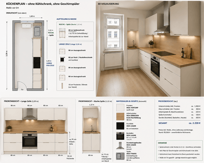 sanierte 2 Raumwohnung mit neuer Einbauküche in Möckern! - Photo 1